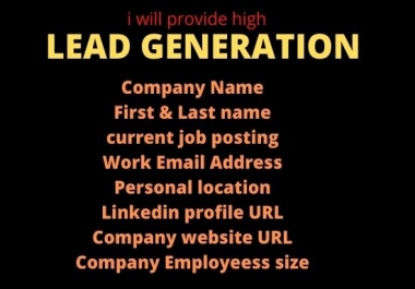 I Will Provide Valid Targeted Lead Generation from LinkedIn Ladies for Your Business