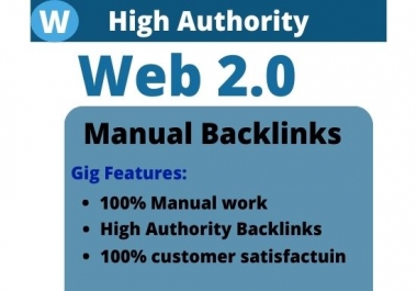 I will make 25 web 2.0 seo dofollow backlinks