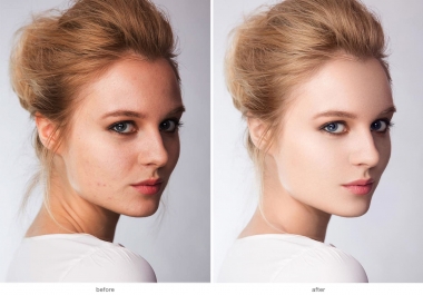 I will do skin retouch,  photo editing,  photo enhancement