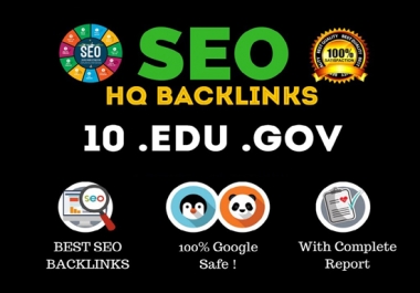 I will boost your high da premium quality EDU gov backlinks