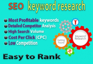I will profitable keyword research and competitor analysis