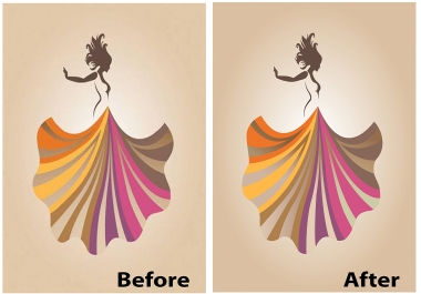 I will do redrawing logo in Adobe photoshop & adobe illustrator platform.