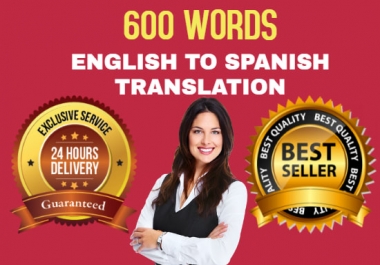 I will translate english to spanish 1000 words for 2