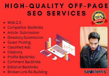 I will do monthly off-page SEO service 1st rank your website on google