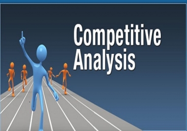 I will do website analysis with major 3 competitor website analysis