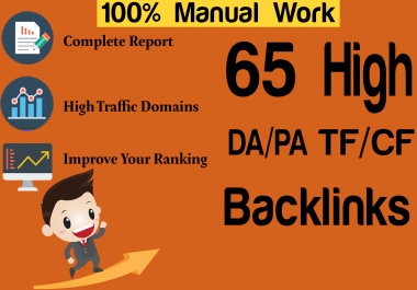 I will perform SEO service with 65 high da pa backlinks
