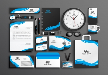 I will design business card,  logo invoice,  and full stationery items