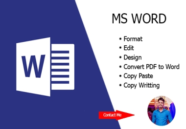 I will format micosoft word documents