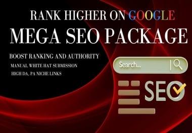 Google Ranking Made Easy with Our Premium Mega SEO Package