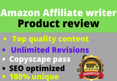 i will write 1500+ words SEO friendly and google friendly amazon affiliate articles