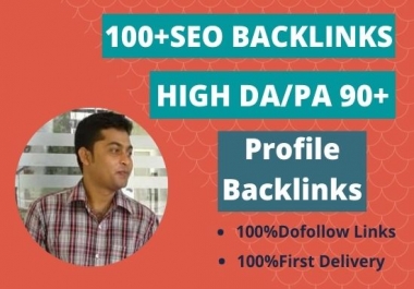 I will create 100 high domain authority backlinks for SEO business