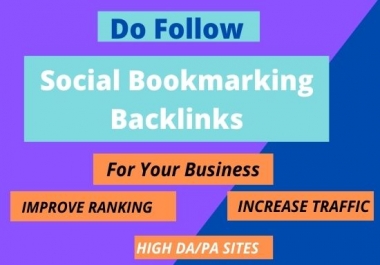 I will help to rank your website 100+ social bookmarking SEO backlinks