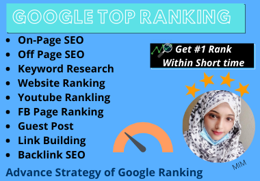 I will do white hat SEO service for google top ranking