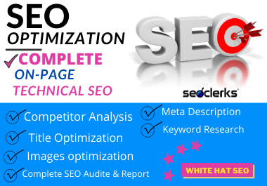 I will do complete on-page SEO for your website ranking