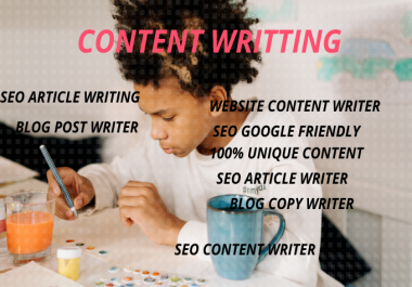 I will do fast SEO article writing,  content writing,  and blog posts