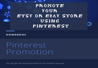 Promote your Etsy or Ebay store using Pinterest