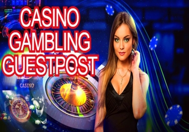 casino, Poker, Solt, Gaming niche Dofollow 50 high Quality DA PA guest post sites