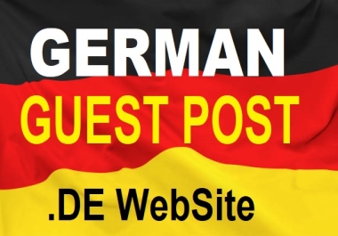 i will publish 1 German guest post site monthly Visitors 260K SEO backlinks