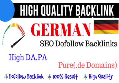 i will make 30 german domain authority SEO backlinks