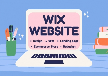 I will design,  redesign wix website,  wix ecommerce online store,  landing page,  wix SEO
