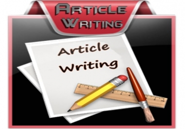 I will write top quality articles