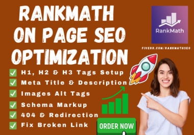 I will do amazing on page SEO optimization and schema markup of your wordpress site