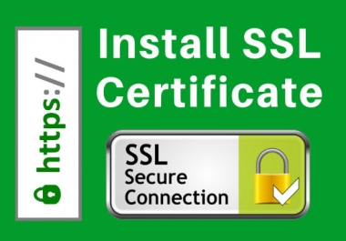 I will install SSL certificate https on your wordpress website