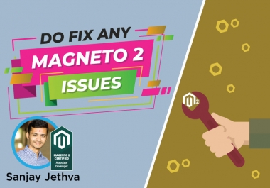 I will fix any magento 2 issue