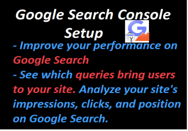I will setup webmaster tools,  search console and sitemap