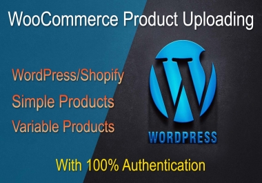I will add products to your wordpress woocommerce website