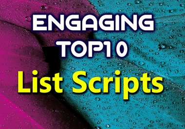 I will write engaging scripts for youtube videos