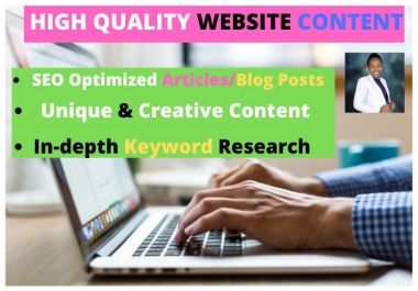 I will write quality business and real estate SEO articles