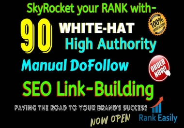 build 90 high authority USA dofollow seo backlinks service,  link building