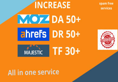 I Will increase ahref DR35 and majestic TF30+ in very cheap price
