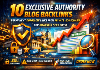 10 Elite Editorial Links From Clean,  Zero-Spam Domains