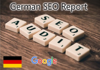I will create a german SEO audit report action plan for ranking