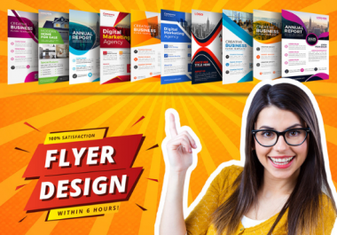 I will do a professional flyer design, event and business flyers