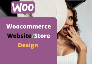 I will design your wordpress woocommerce website