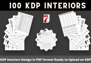 100 KDP Interiors To Start Your Low Content Business