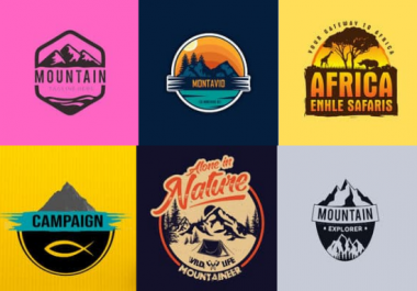 I Will Design a professional Advanture,  Camping,  Outdoor Logo For Your Business in 24 hours
