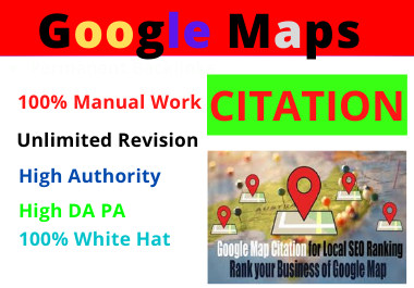 3000 Google Map Citation Manual Pointing for Local Business SEO