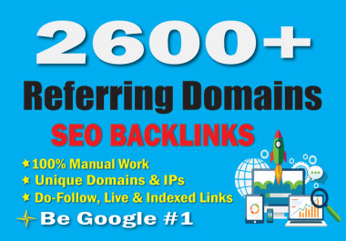 I will build referring domains SEO backlinks for website ranking
