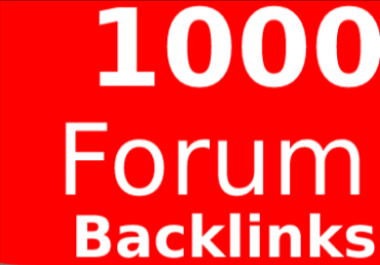 Get 3000 Forums Profile Backlinks