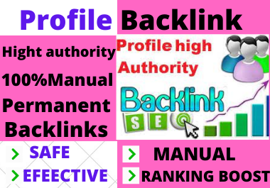 I will Create 25 Profile Backlinks. Social Media For Boost Google Page Top Ranking