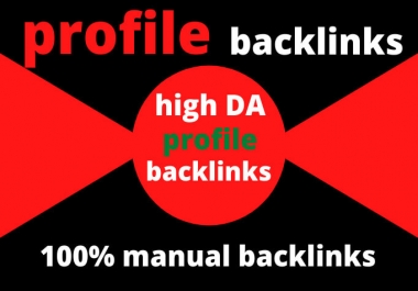 I will provide 200 high DA real profile backlinks