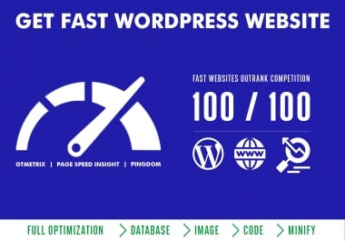 I will speedup your wordpress website