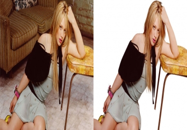 I will do photoshop editing background removal 5 images