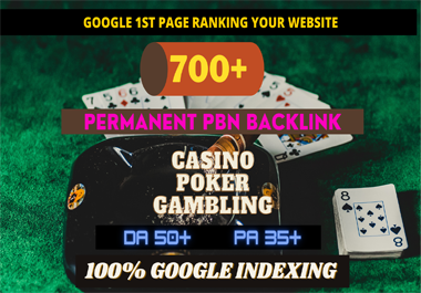 Get 700+ Manual Powerful Backlinks for UFA/CASINO/GAMBLING/POKER/Betting Sites