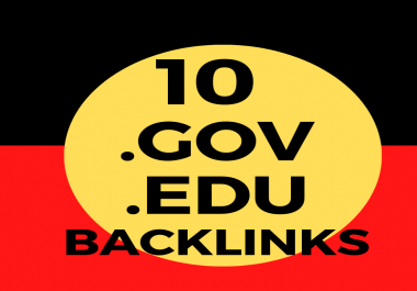 10 manually create high authority. gov. edu backlinks