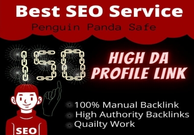 I will build 150 high authority profile backlink